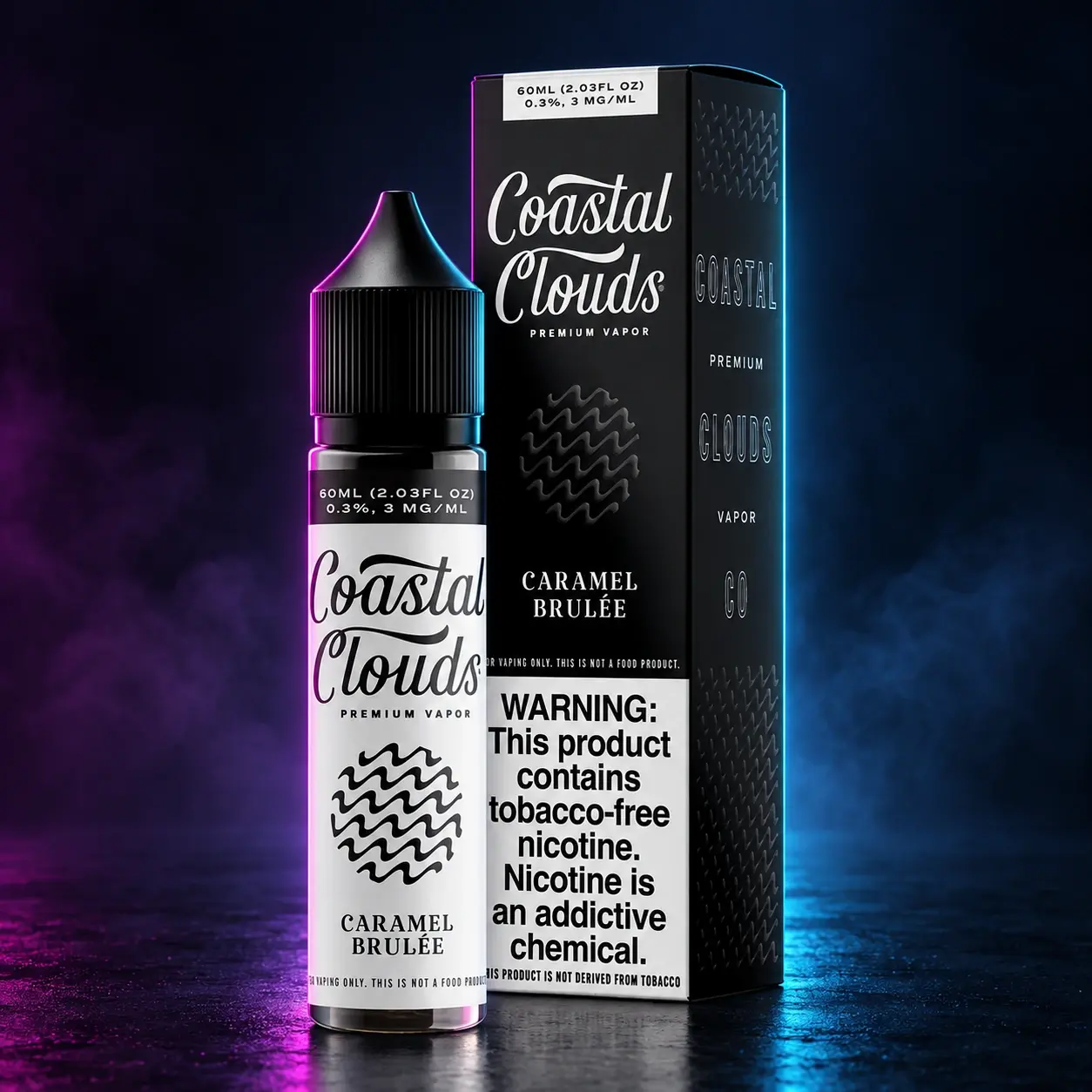 Coastal Clouds / 60ml - 6mg Caramel Brûlée