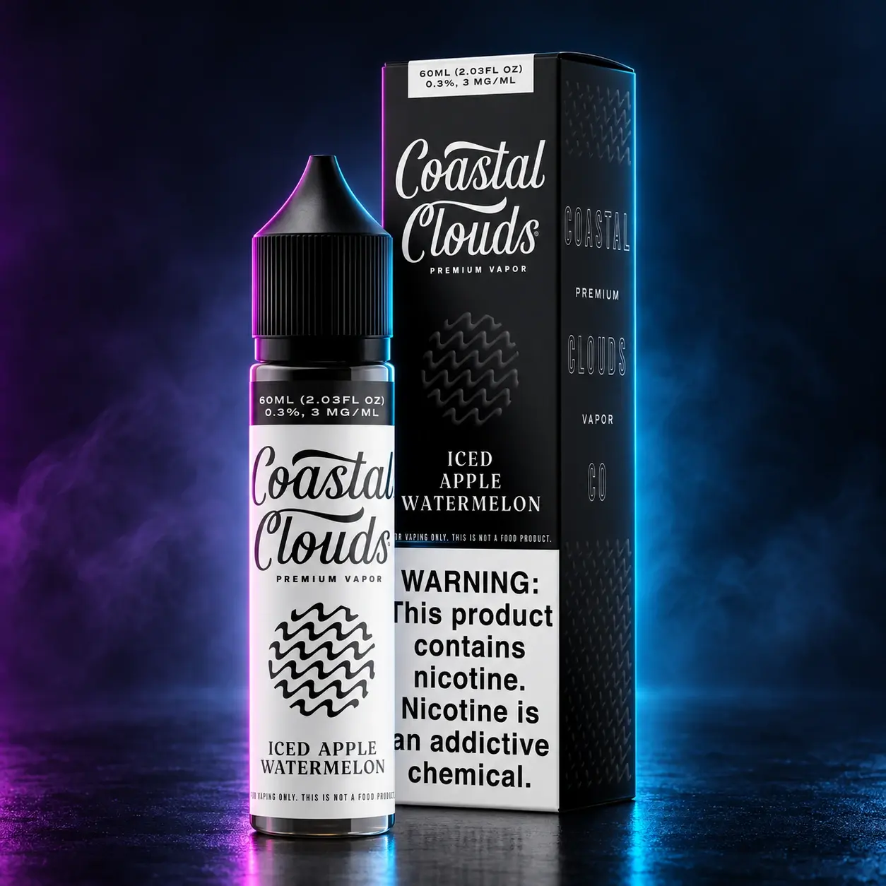 Coastal Clouds ICED / 60ml - 6mg Apple Watermelon