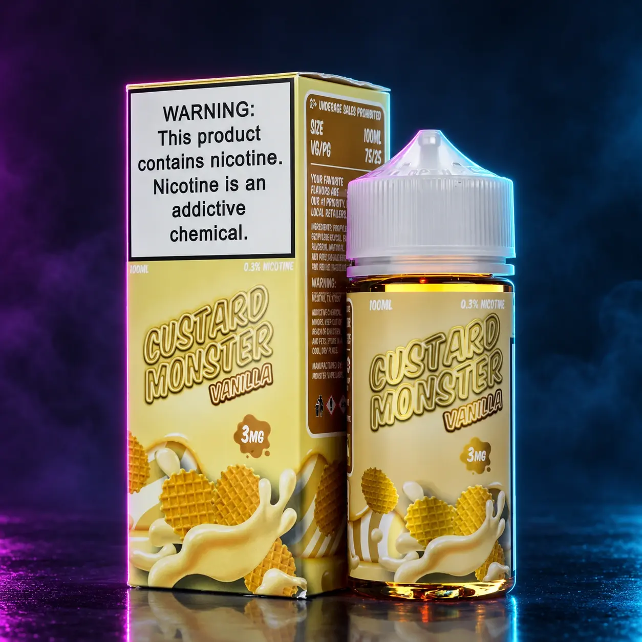 Custard Monster SALT / 30ml - 48mg Vanilla