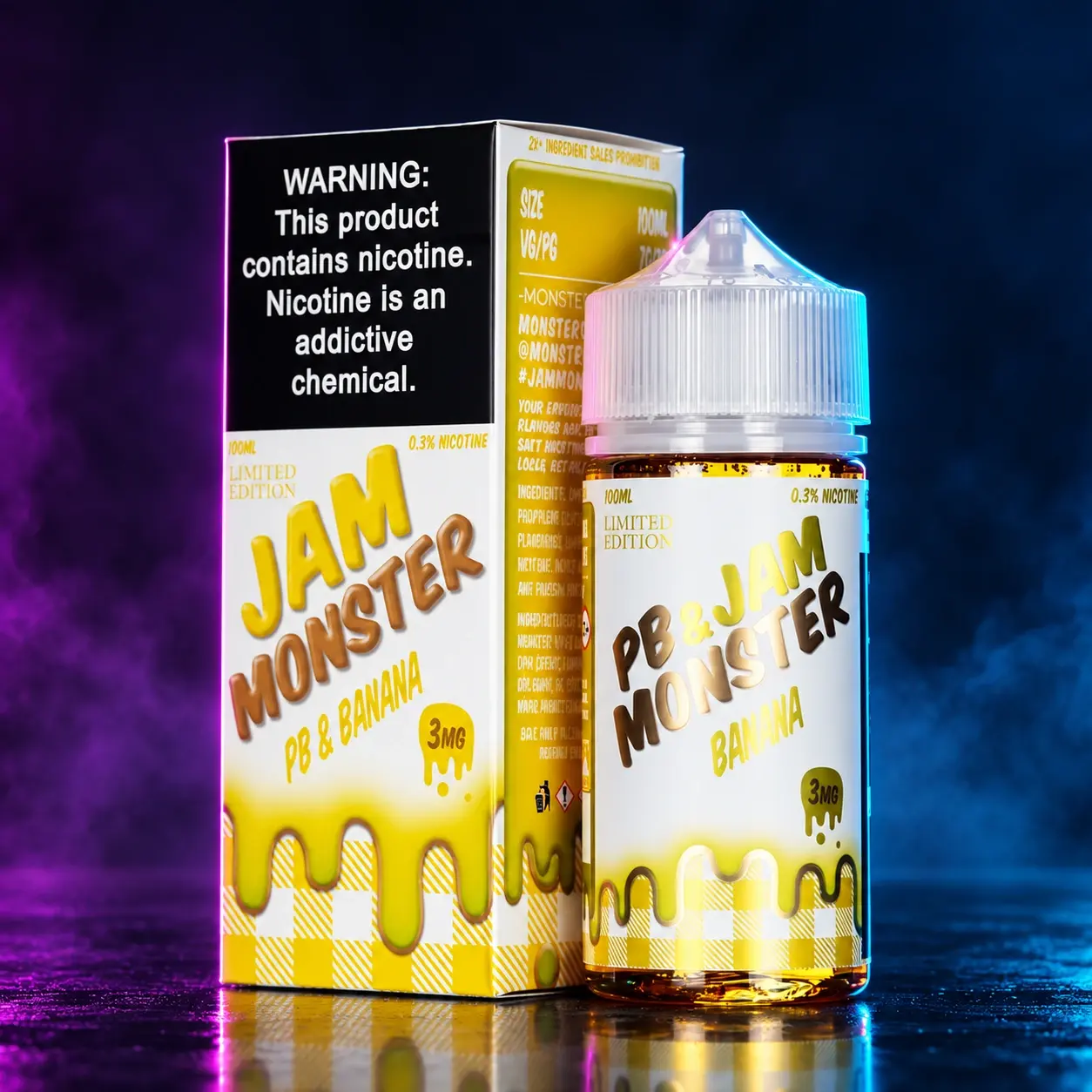 Jam Monster / 100ml - 3mg PB & J