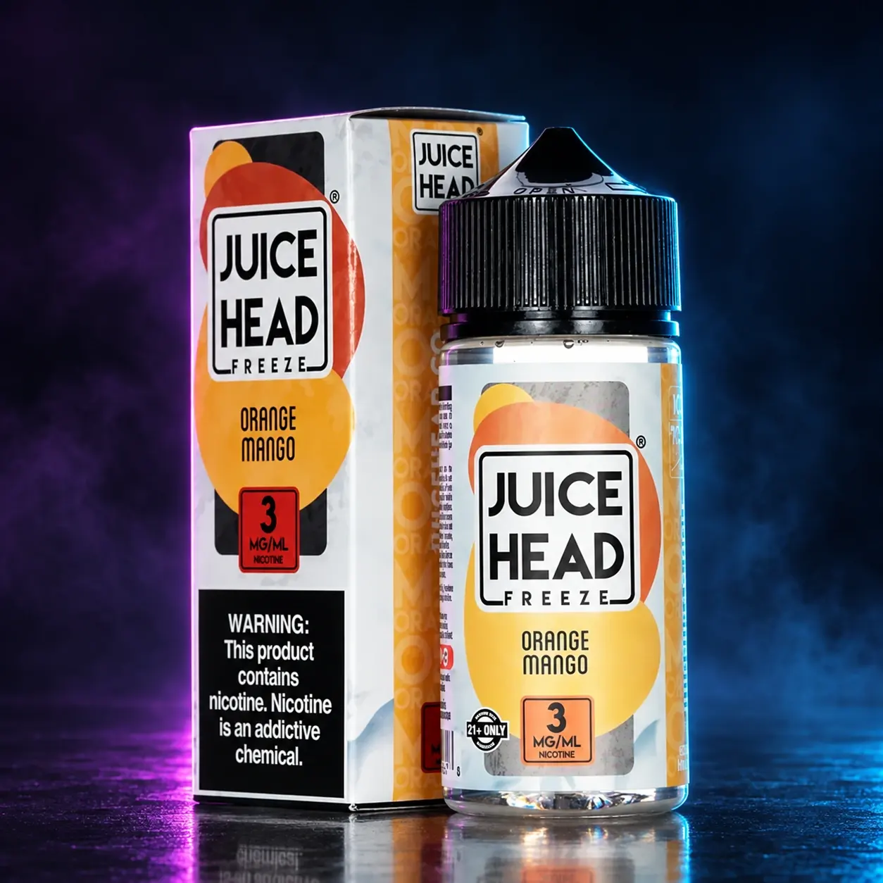 Juice Head FREEZE / 100ml - 3mg Orange Mango