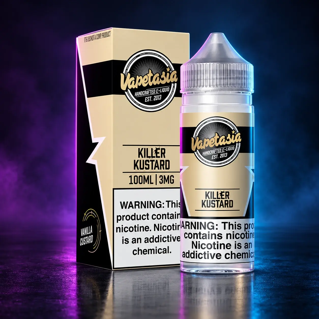 Vapetasia / 100ml - 3mg Killer Kustard